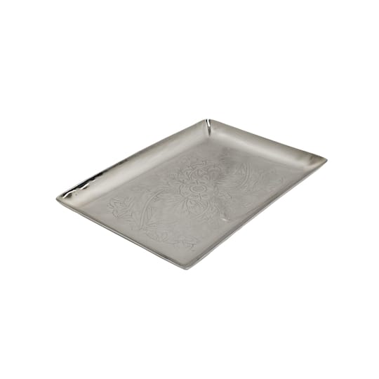 11" x 7" Etched Metal Decorative Tray by Ashland®